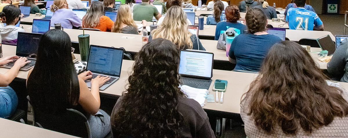 Students in classroom at California Western 