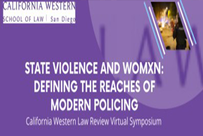 California Law Review State Violence Symposium flyer