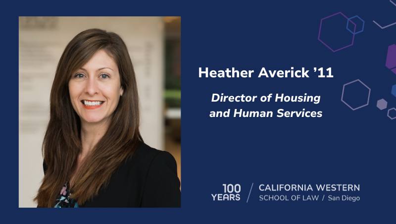 Heather Averick ’11 appointed Director of Housing and Human Services in Santa Monica, CA