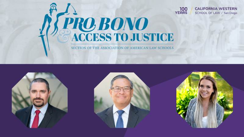 Professor Liam Vavasour, Jeff Chinn, and Amanda Montgomery ’24 named to AALS Pro Bono Honor Roll.