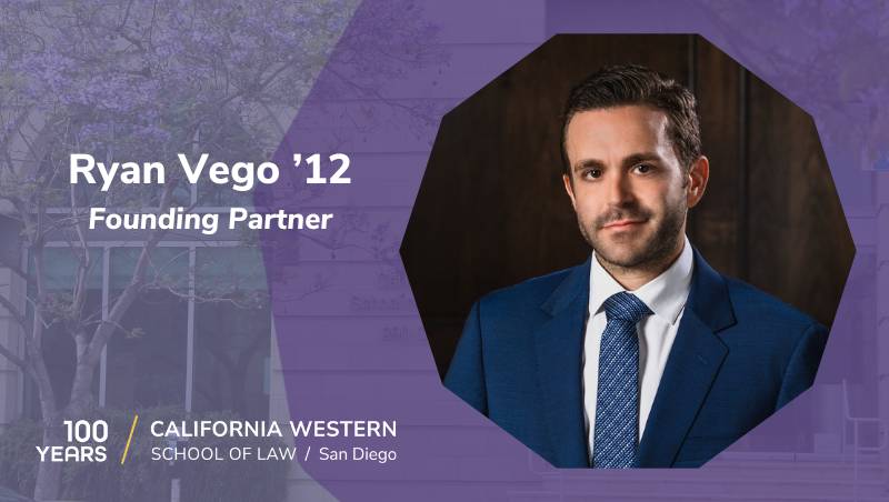 Ryan Vego ’12 founding partner of Glauber Berenson Vego.