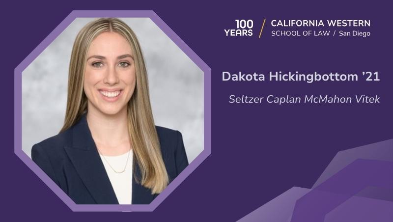 Dakota Hickingbottom '21