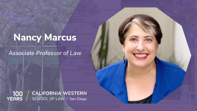 Associate Professor of Law Nancy Marcus