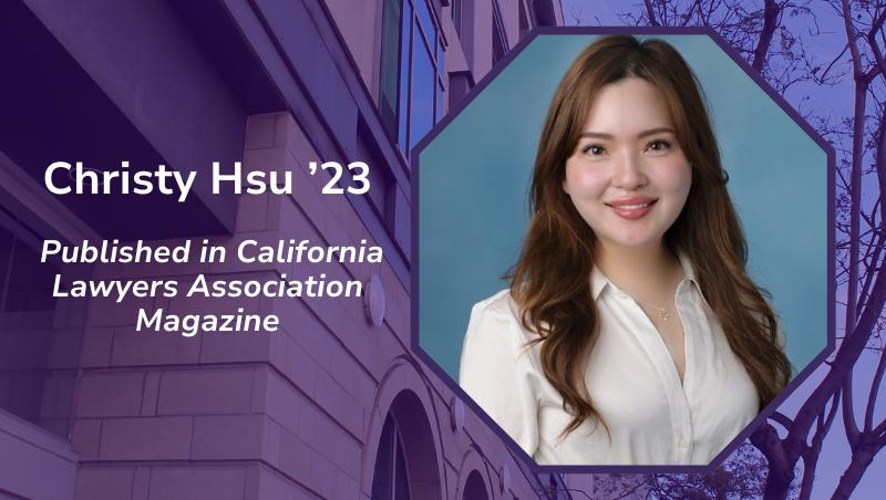 CWSL Alumna Christy Hsu ’23