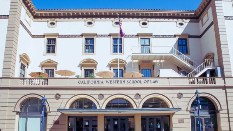 California Western School of Law's main academic building at 350 Cedar St.