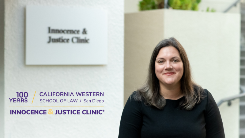 California Western Innocence and Justice Clinic – Executive Director, Professor Amy Kimpel