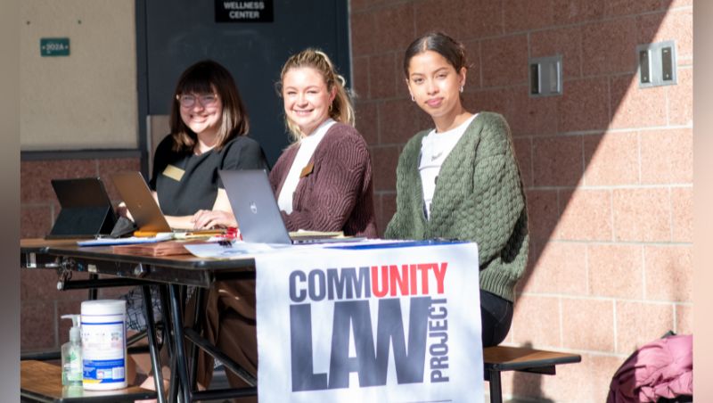 Student interns in the Community Law Project at California Western School of Law