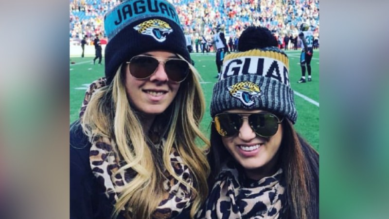 CWSL alumnae Cassie McBride '09 and Lauren Strackbine '12