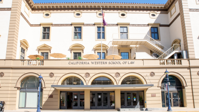 An exterior picture of California Western School of Law