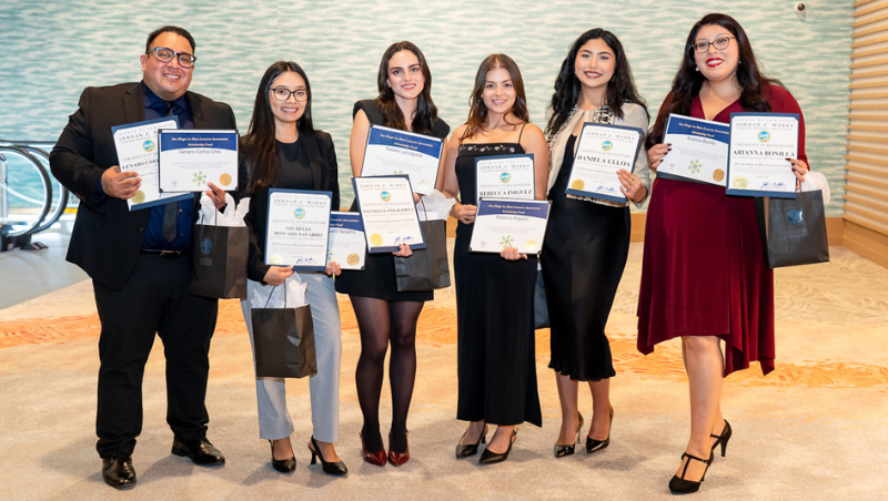 (Left to Right) 2L Genaro Cortez-Olea, 3L Michelle Howard-Navarro, 2L Natalia Lanzagorta, 2L Rebecca Iniguez, 2L Daniela Ulloa, and 2L Arianna Lara Bonilla