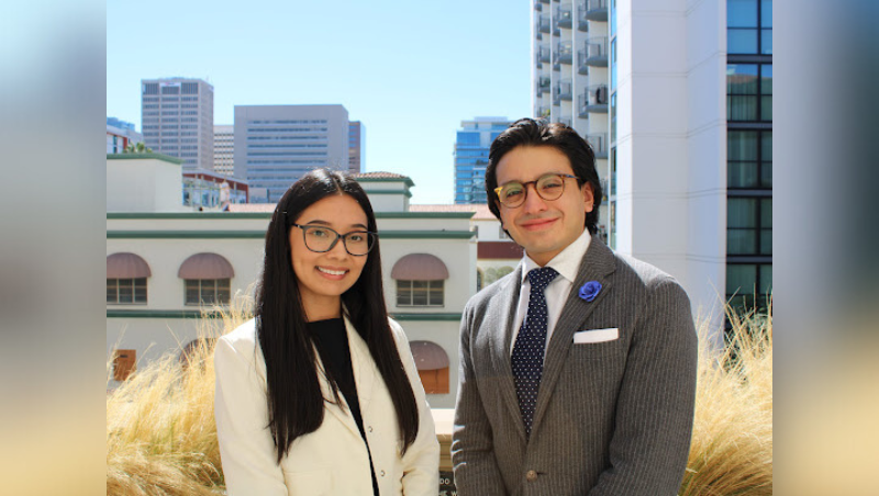  3L Michelle Howard-Navarro and Founder and Advisor Emiliano Cruz '24