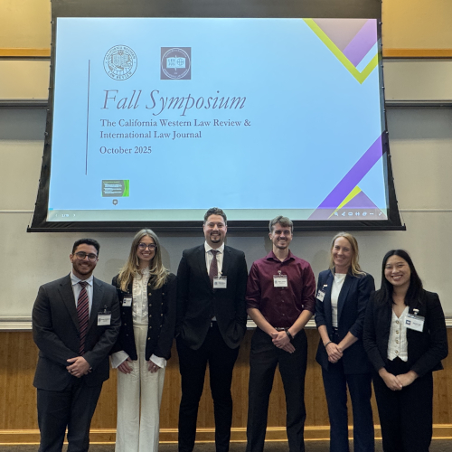 From left to right: Arman Sadighian, Erica Scott, Aidan Winter, Ryan Jensen, Terri Baker Ombura, and Sarah Yee