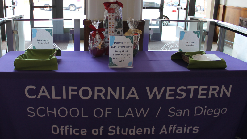 California Western School of Law’s Office of Student Affairs welcomed campus members to the Multicultural Holiday Festival.