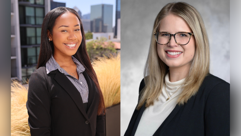 2L Jaylene Potter and 3L Adriana Ninci