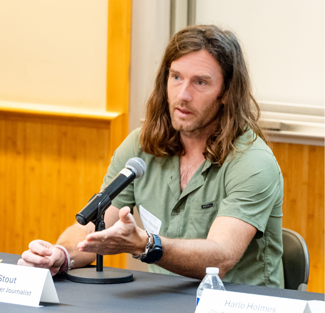 Journalist James Stout