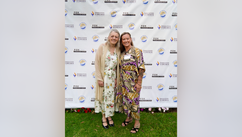 Rising 3L Colleen Murphy and Dean Miriam Baer